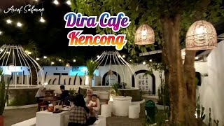 Suasana malam ' DIRA CAFE KENCONG ' kab Jember