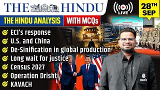 The Hindu Analysis | 28th September 2026 | The Hindu Newspaper  - Practice Questions | Prashant Sir