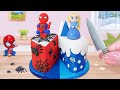 Beautiful Elsa Princess Cake Baking Miniature Disney Princess Pull Me Up Decorating Tutorials 