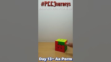A new algorithm of my own!? PLLJourneys Day 13~ Aa Perm