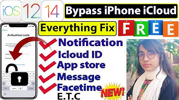 How to Bypass iPhone iCloud Lock in Full Free | Everything Fix IOS 12, IOS 14 iCloud Log in, On/Off