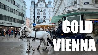 Walk In Vienna On A Cold Spring Day, Easter, April 2023 | 4K Hdr