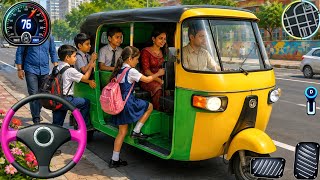 Tuk Tuk Rickshaw Driving Game: 3D Rickshaw Pick Drop Passenger Transport! Real Android Gameplay screenshot 1