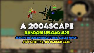 I Finally solo'd the Strongest Boss in 2004Scape.. using Melee Only !! (Lost City)