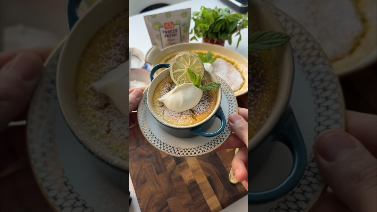 Bulut Gibi Oldu! Fırında Limonlu Puding Tarifi