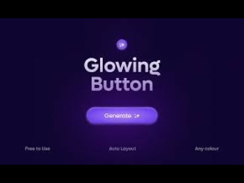 How to create Glowing Button effect using HTML & CSS
