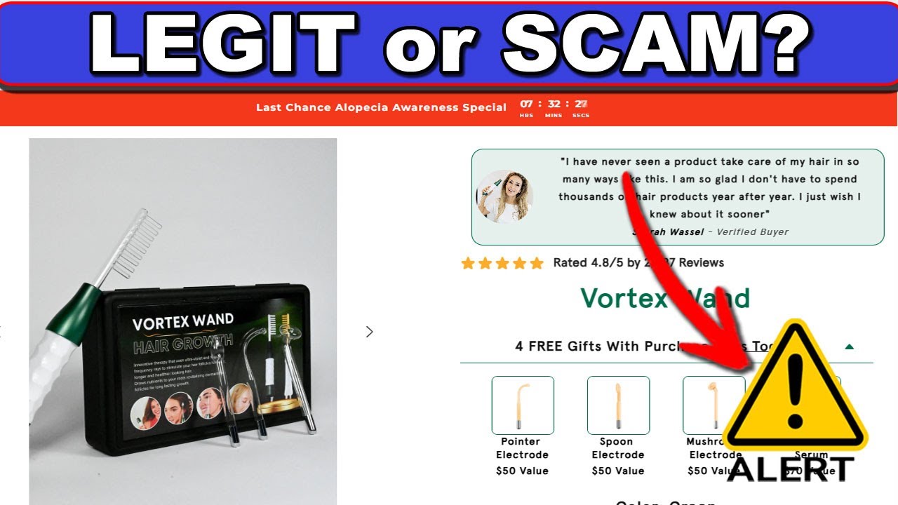 Vortex Hair Wand Review: Curls in SECONDS or Just Another SCAM?! 😱