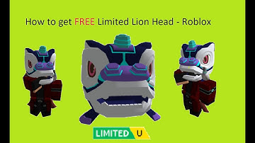 How to get Free LIMITED UGC Lion Head from Chest Hero Simulator  - Roblox