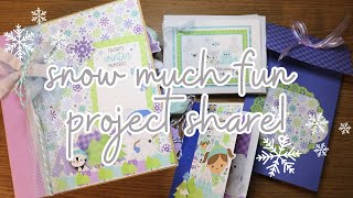 3 Craft Chicks ☃️ SNOW MUCH FUN PALOOZA ☃️ Project Share! | madebycarlyrose