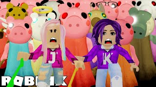 WE GOT INFECTED BY 100 PIGGYS! / Roblox