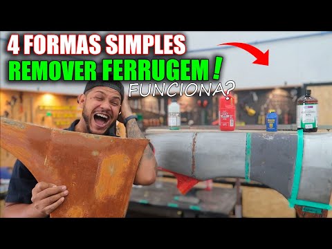 4 FORMAS SIMPLES DE REMOVER FERRUGEM EM QUALQUER SUPERFICIE DE FERRO -  ASSIM DA CERTO?