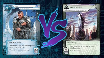 [EN] Android: Netrunner - In English #53 Los Run VS The Outfit x2