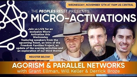 TPR 2026 Micro Activation #3  Agorism & Parallel Networks