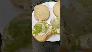 Iceberg Lettuce on Bread Sandwiches #youtubeshorts #shortsviral
