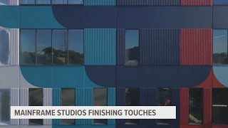 A work of art is taking shape outside Mainframe Studios in the form of 'Critical Mass'