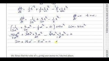 WMA12/01, (Edexcel) IAL P2 June 2023,  Q7, Differentiation, Applications