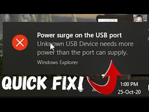 Video Power Surge On the USB Port easy fix! How to Fix Error... - youtube