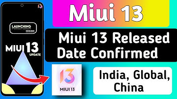 Miui 13 Official Released Date Confirmed China, Global & India