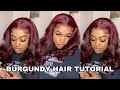 HOW TO DYE HAIR BURGUNDY WITHOUT BLEACH | BEGINNER FRIENDLY | VOXO