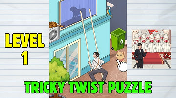 Tricky Twist Puzzle Game Level 1: The Secret Behind the Curtain Solution
