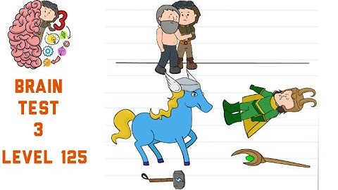 Brain Test 3 Level 125 They must find a way to turn him into a human Walkthrough