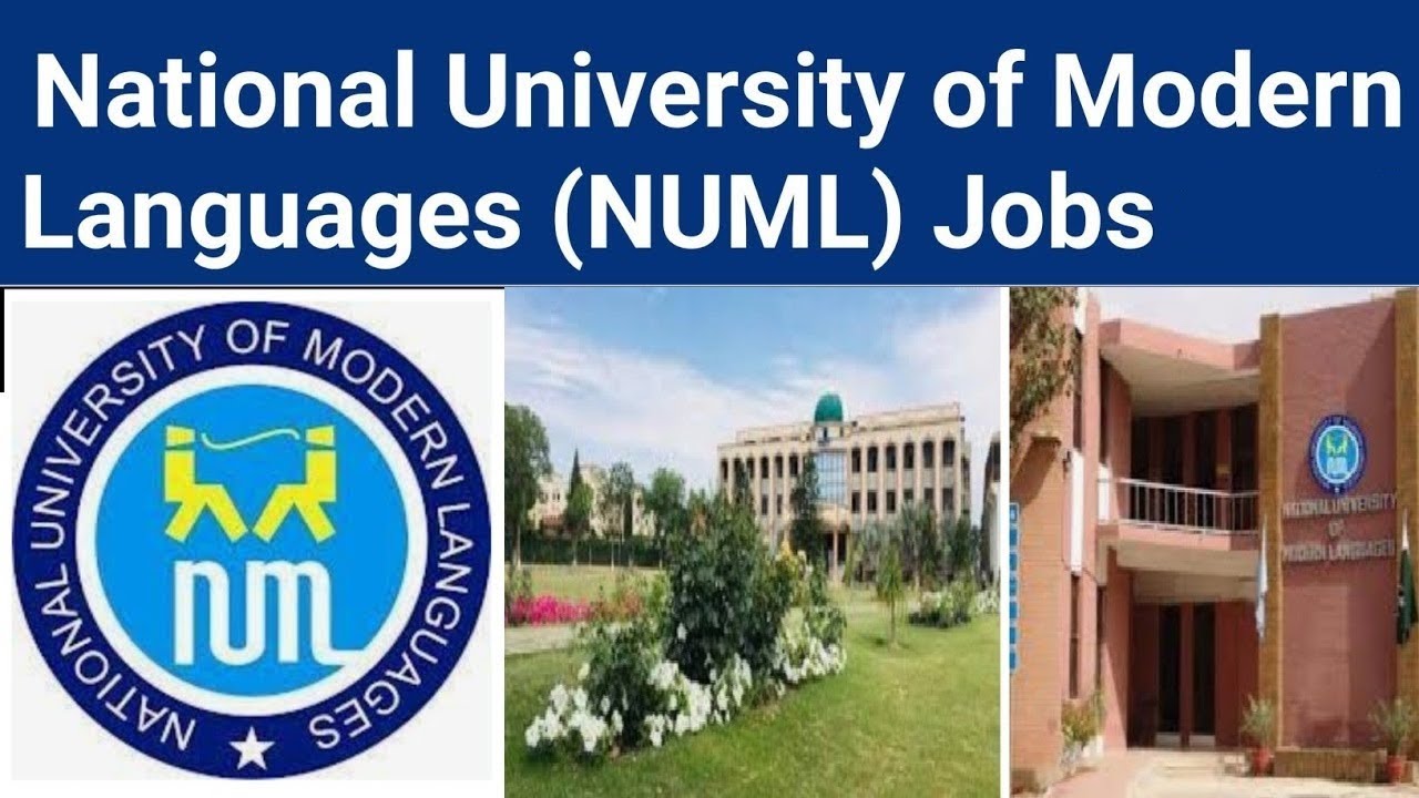 New Jobs | NUML University Jobs July 2022 Application Form National University of Modern Languages