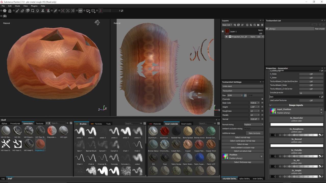 Substance Painter wood projection Instructions YouTube