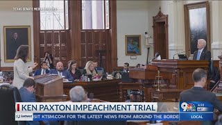 Closing arguments in historic impeachment trial of Attorney General Ken Paxton