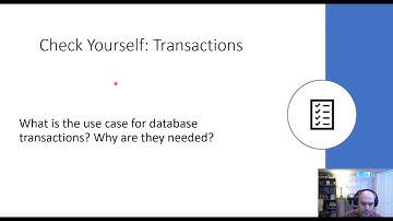 Unit 11 Lecture - Transactions and Concurrency Control
