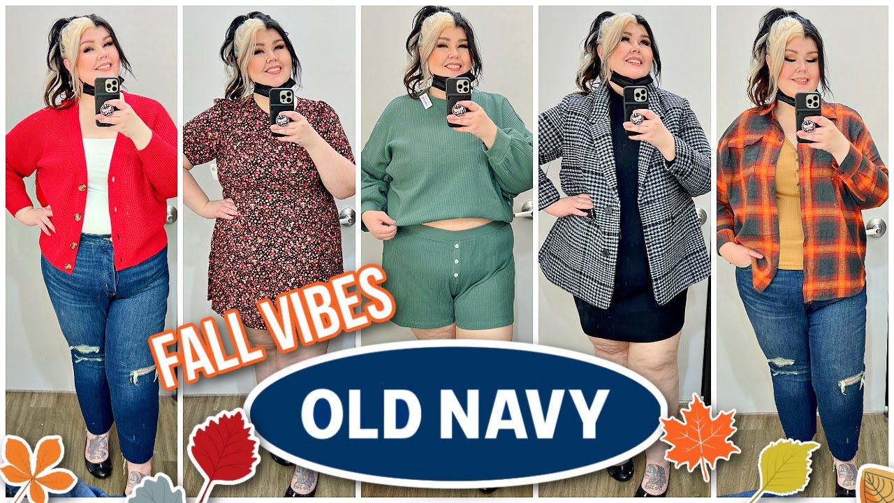 OLD NAVY Fall Vibes Plus Size Try On 🍁 🍂 Sept 2022 - YouTube