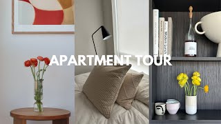 seattle apartment tour | $2,300 studio, 650 square feet, minimal, cozy \& modern design\/decor!