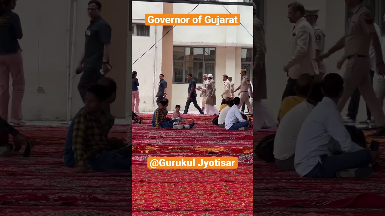 Governor of Gujarat at Gurukul Kurukshetra/Gurukul/Gujarat governor