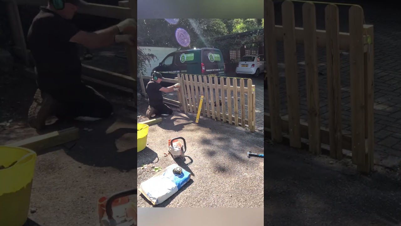 Super Fast Picket Fence Build 