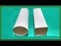 Como Deixar Tubo de PVC Quadrado para Artesanatos em PVC