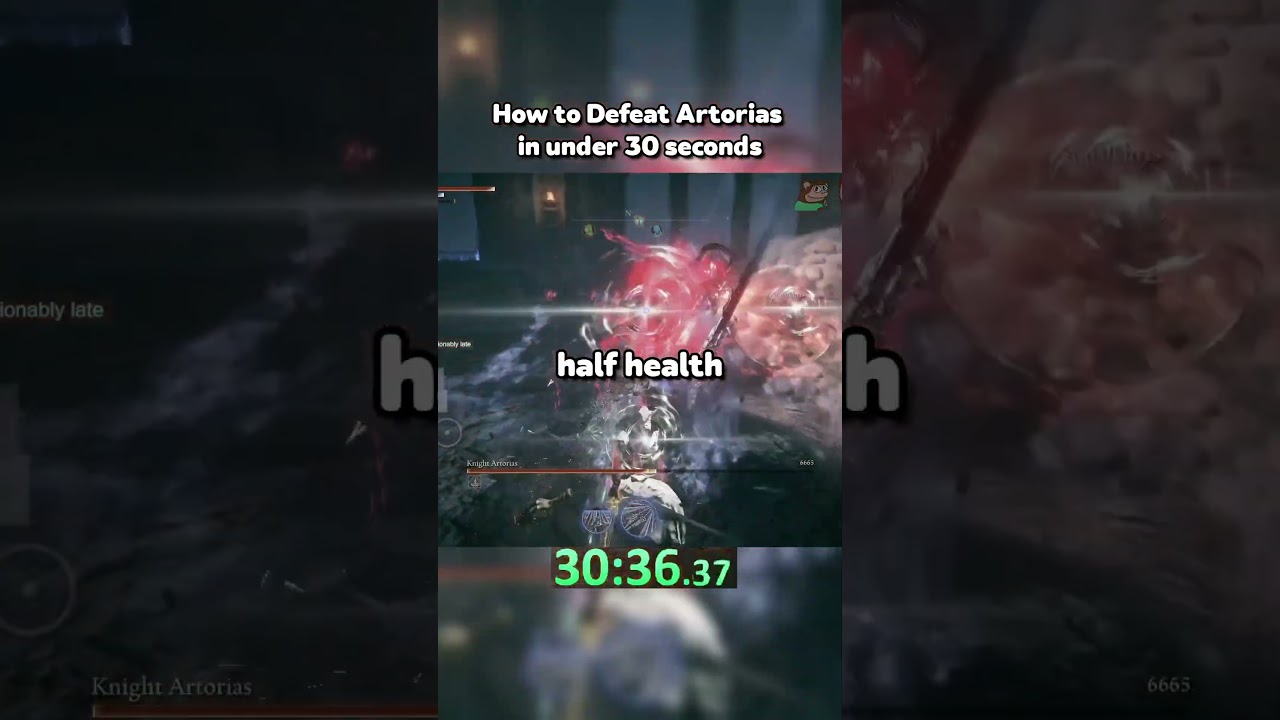 Defeat Artorias in under 30 seconds | Elden Ring Nightreign DLC