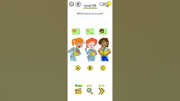 Braining Guess Who Level 36 Which one is not a nurse? Gameplay Solution Walkthrough