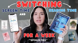 Switching My Phone Screen Time For Reading Time | Weekly Reading Vlog | SPOILER FREE