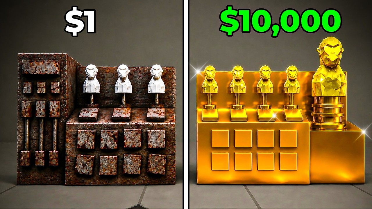 $1 vs $10,000 Gorilla Tag Account!