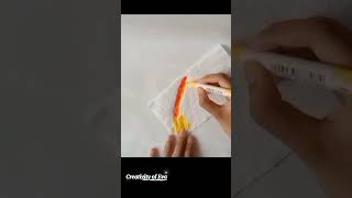 Magic Art ✨ #Shorts #EasyCrafts #CreativeIdeas