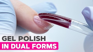 I Tried Mixing Dual Forms With Gel Polish and WOW! | Quick Nail Extensions