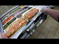 Subway sandwiches pov over 20 mins working at subway