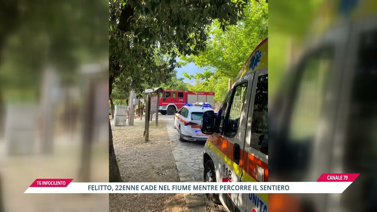 Felitto, paura lungo le rive del Calore: 22enne di Bacoli precipita nel fiume