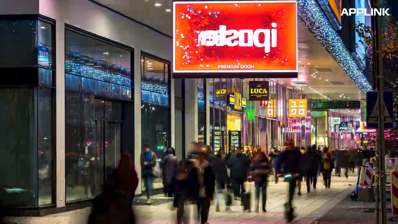 Digital Signage w Domu Handlowym WSJ | Kompleksowa realizacja Applink