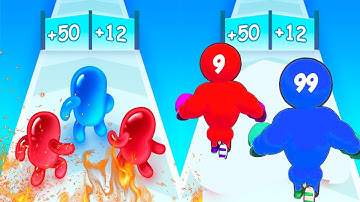 ⭐Play Games Level Up Number Leveling vs Join Blob Clash All Levels Satisfying Game  (Android, IOS )