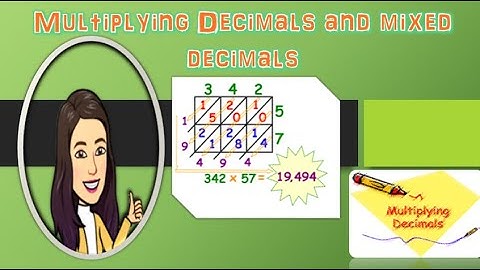 Multiplying Decimals and Mixed Decimals(LATTICE MULTIPLICATION)-Grade VI