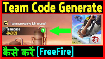 Free Fire Me Team Code Generate Kaise Kare ? how to Generate Team Code in Free Fire