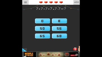 Tricky Test 2 Genius Brain Level 32 Answer