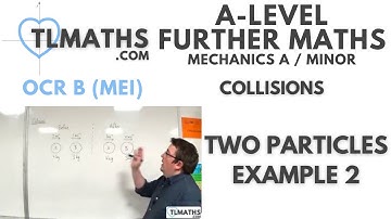 OCR MEI Mechanics Minor E: Collisions: 04 Two Particles Example 2
