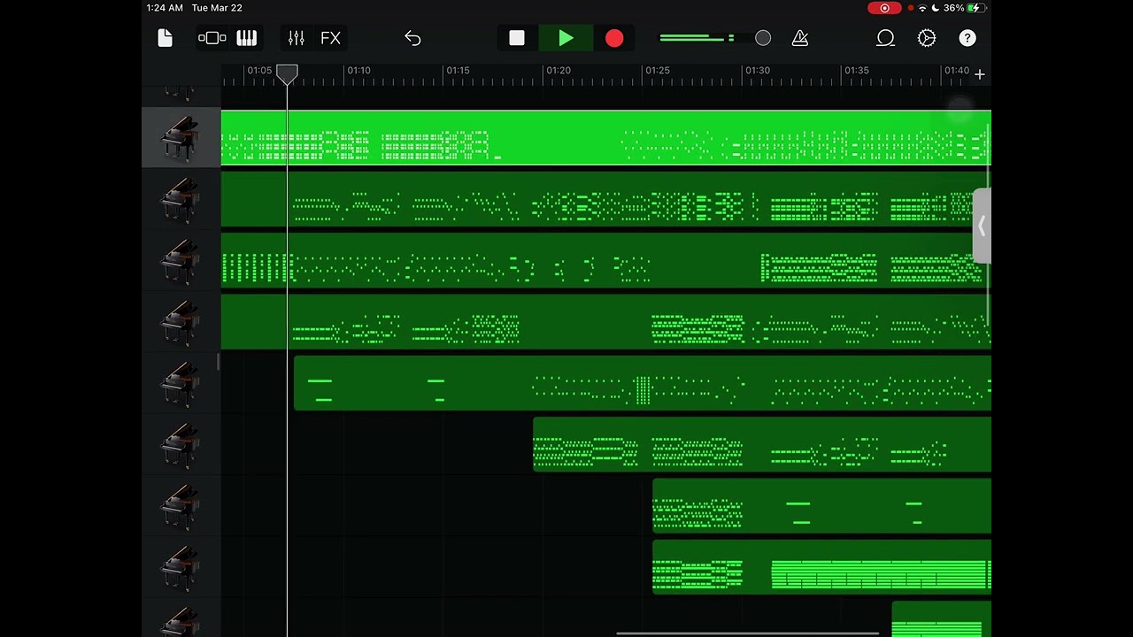 RUSH E, Original music sheet boss, recreated in GarageBand YouTube