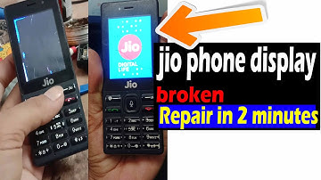 jio phone broken screen repair in 2 minutes at home | how to repair jio broken lcd screen |